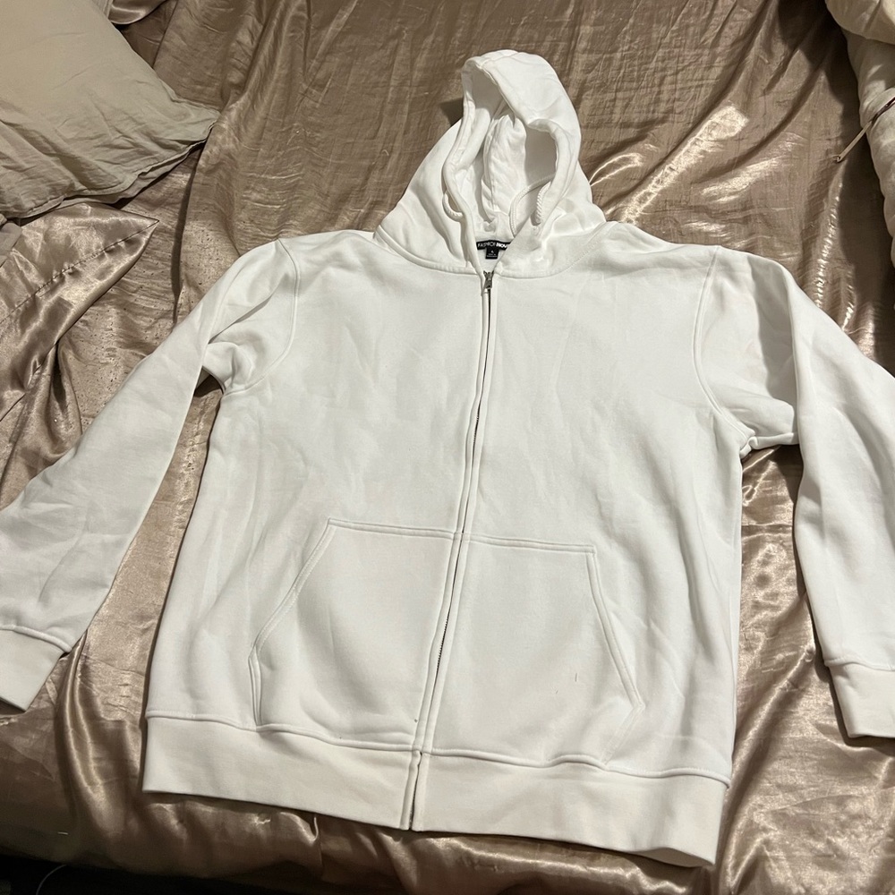 Basic White Hoodie